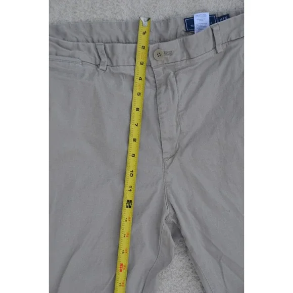 Vineyard Vines Pants Men 38X32 Khaki Flat Front Club Chino Straight Leg Prepcore - Picture 6 of 8